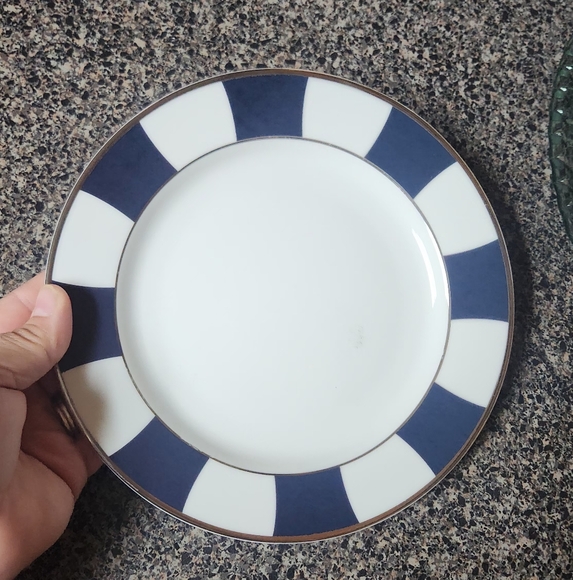 NWT - Bernardaud Gallerie Royale Bleu Designer Salad Plate - Picture 2 of 5